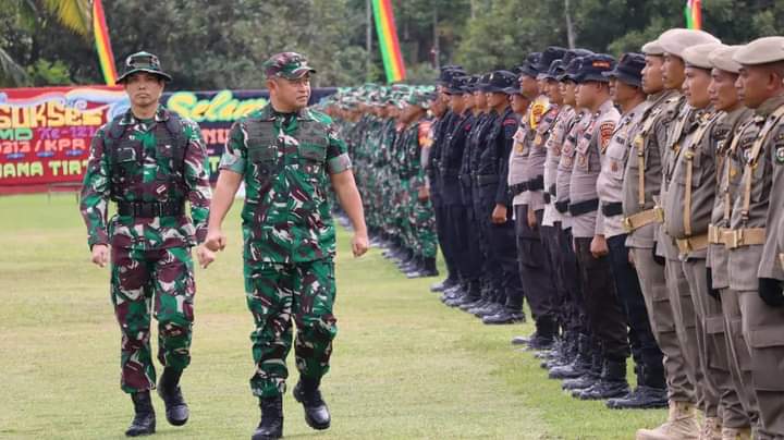 Kepala Staf Angkatan Darat Jenderal TNI Maruli Simanjuntak ,Secara Resmi Menutup TMMD Ke-121 KODIM 0313/KPR TA 2024